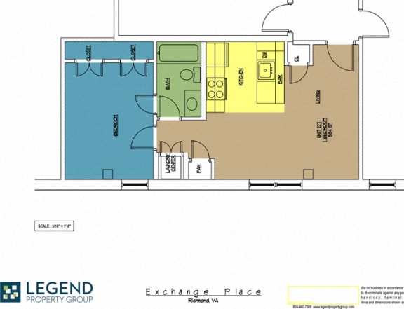 Floor Plan  Exchange Place Unit 227