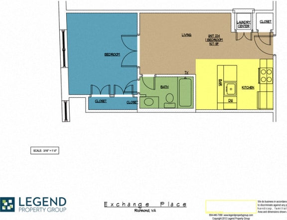 Floor Plan  Exchange Place Unit 224