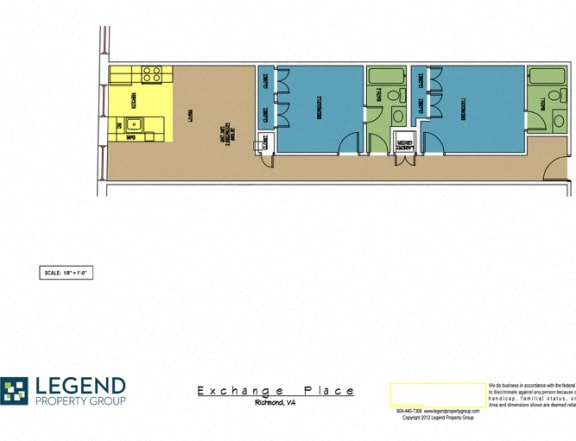 Floor Plan  Exchange Place Unit 307