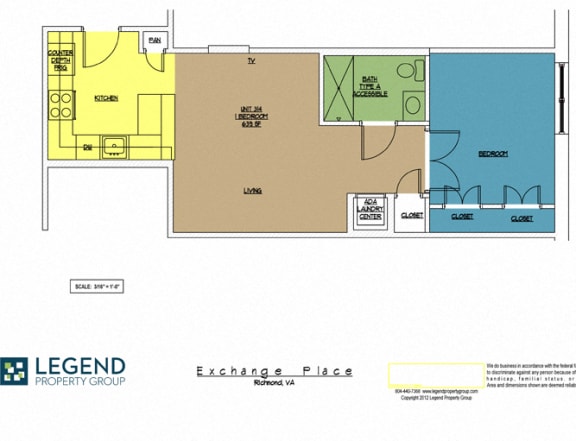 Floor Plan  Exchange Place Unit 314