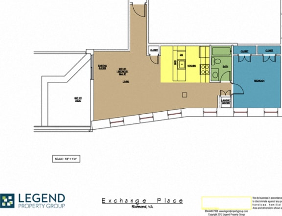Floor Plan  Exchange Place Unit 317