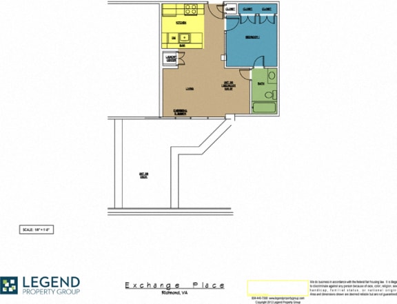 Floor Plan  Exchange Place Unit 318