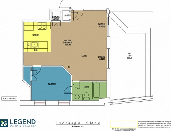 Floor Plan  Exchange Place Unit 320