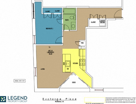 Floor Plan  Exchange Place Unit 321