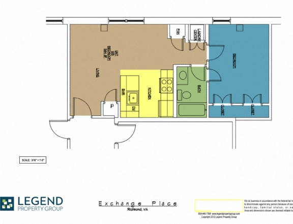 Floor Plan  Exchange Place Unit 325