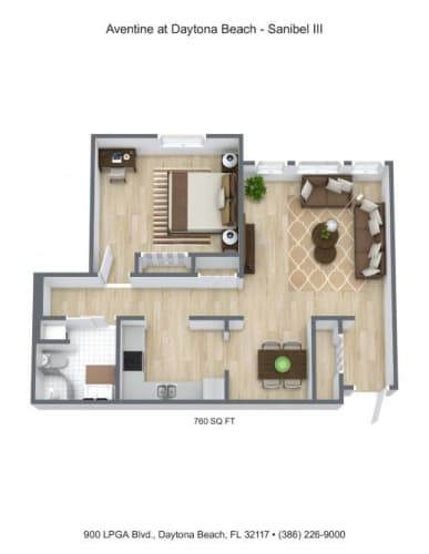Floor Plan  Sanibel III