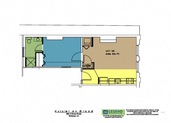 Floor Plan  Hutzler on Broad 2B