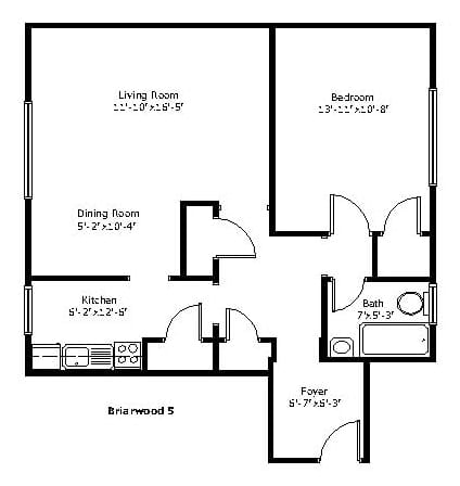 Floor Plan  Briarwood 5