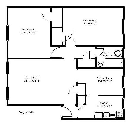 Floor Plan  Dogwood 1