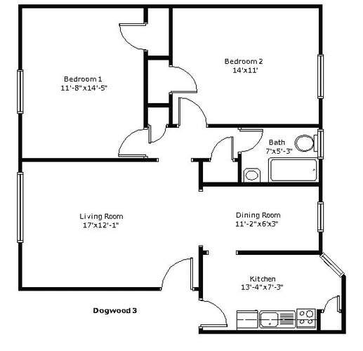 Floor Plan  Dogwood 3