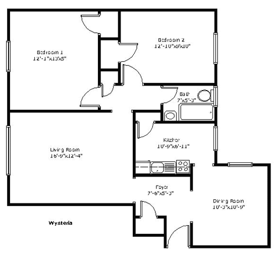 Floor Plan  Wisteria