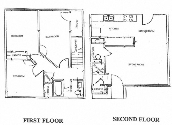 Floor Plan  3 Bedroom Unit
