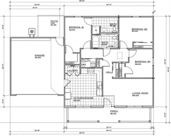 Floor Plan  3 Bedroom