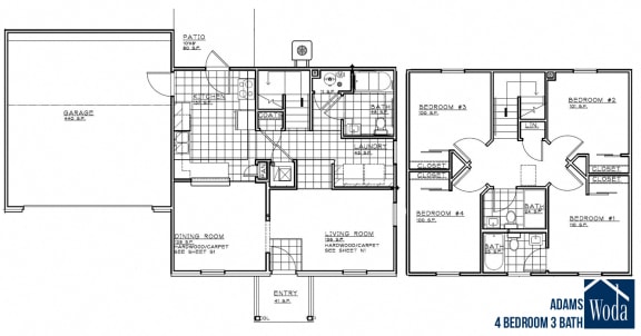 Floor Plan  4 Bedroom