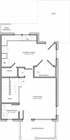 Floor Plan  2 Bedroom