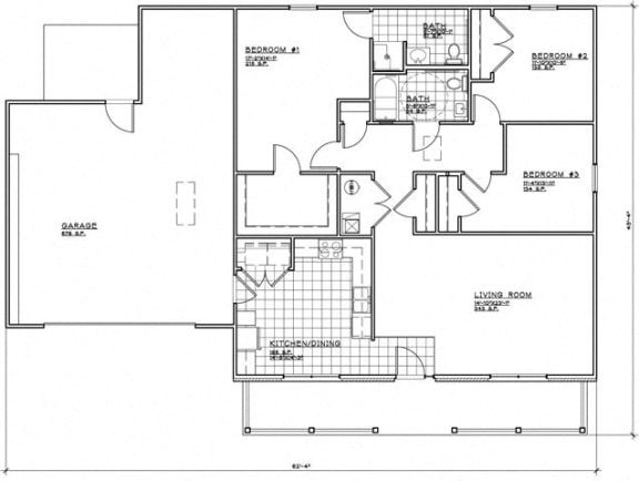 Floor Plan  3 Bedroom