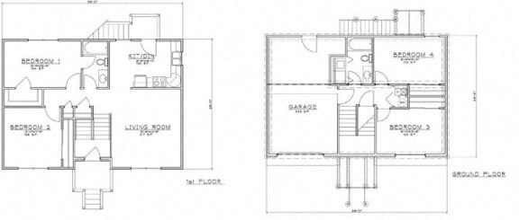 Floor Plan  4 Bedroom