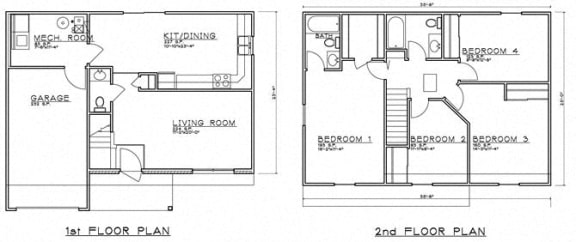 Floor Plan  4 Bedroom