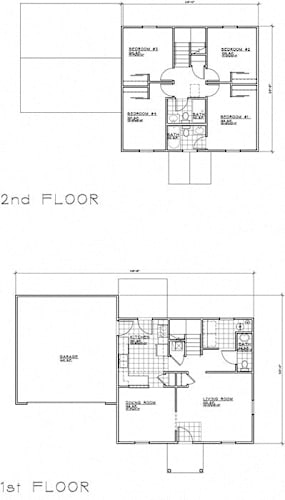 Floor Plan  4 Bedroom Home