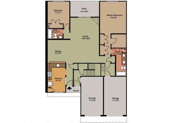 Floor Plan  Allegheny II