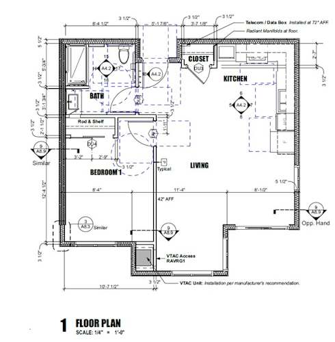 Floor Plan  Floor Plan B - 1 Bedroom