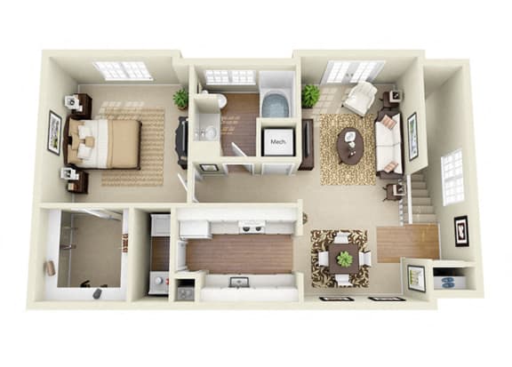Floor Plan  one, two, three, four bedroom floor plans at Glen Park Apartment Homes in Smyrna, GA