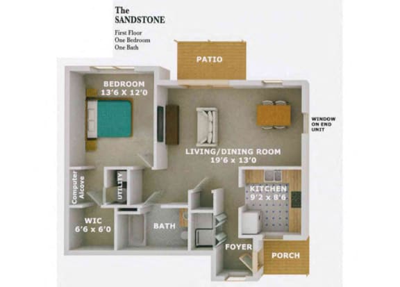 Floor Plan  The Sandstone