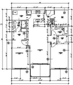 Floor Plan  B2 2 Bed, 2 Bath, Den