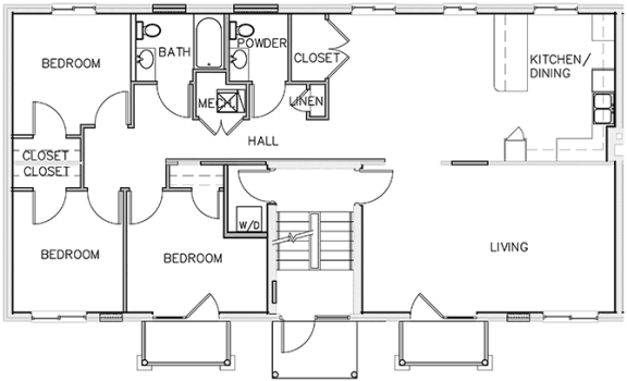 Floor Plan  3 Bedroom