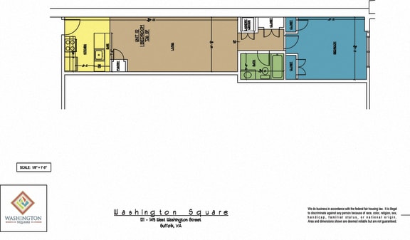 Floor Plan  Washington Square Unit 112
