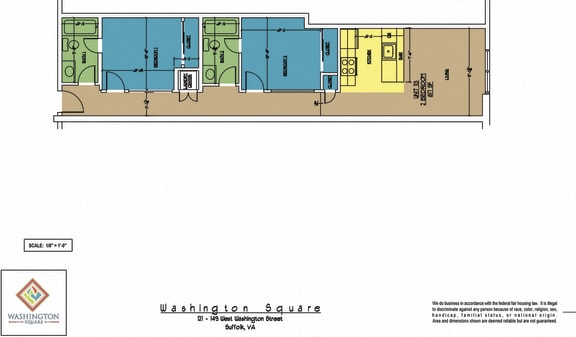 Floor Plan  Washington Square Unit 113