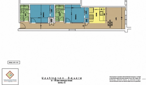 Floor Plan  Washington Square Unit 115