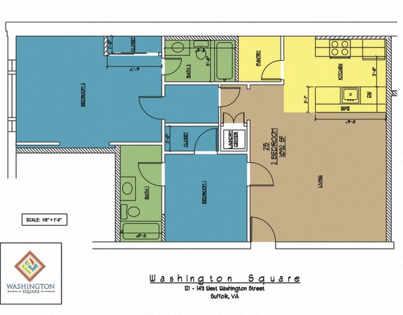 Floor Plan  Washington Square Unit 215