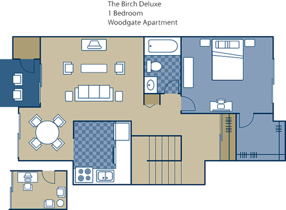 Floor Plan  The Birch Deluxe