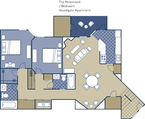 Floor Plan  The Rosewood