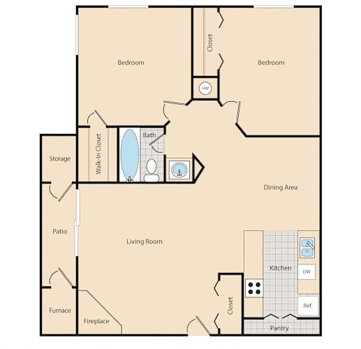 Floor Plan  The Meadowlark