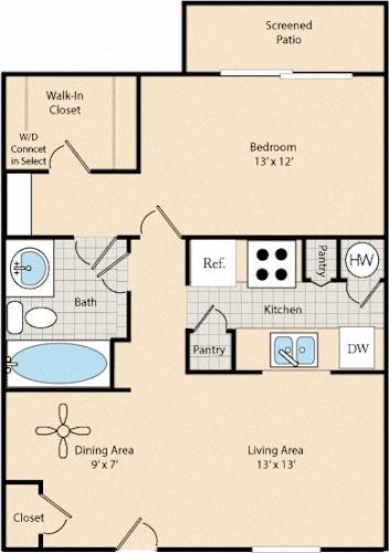 Floor Plan  The Gardenia