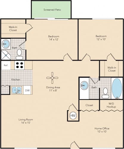 Floor Plan  The Cypress