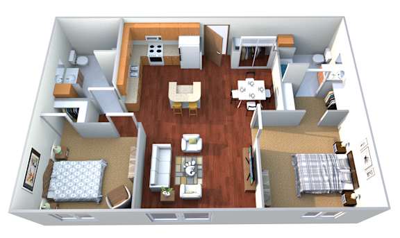 Floor Plan  The Donovan Floor Plan at Pinewood Estates, Minnesota