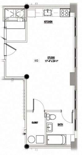 Floor Plan  Studio Type 2