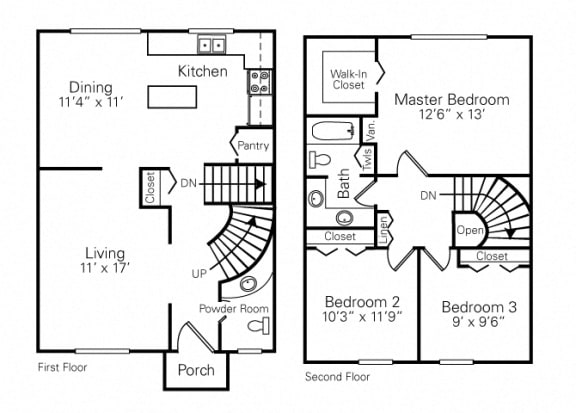 Floor Plan  3 Bedroom