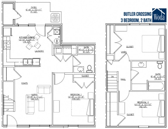 Floor Plan  3 Bedroom