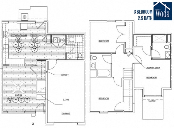 Floor Plan  Three Bedroom