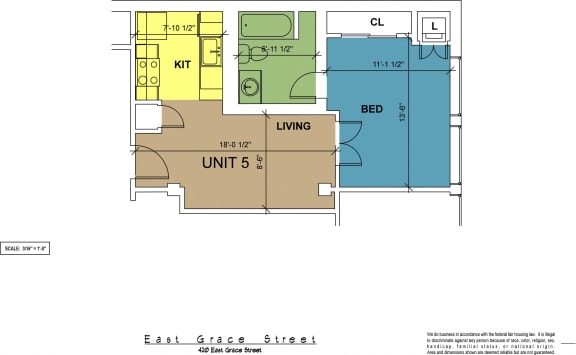 Floor Plan  420 Place Unit 05