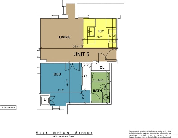 Floor Plan  420 Place Unit 06