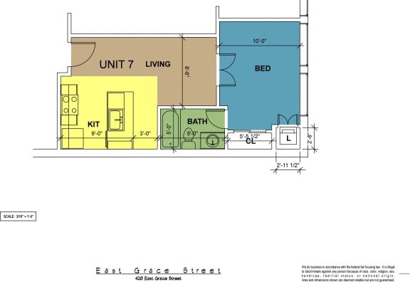 Floor Plan  420 Place Unit 07