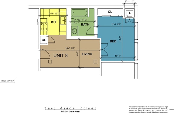 Floor Plan  420 Place Unit 08