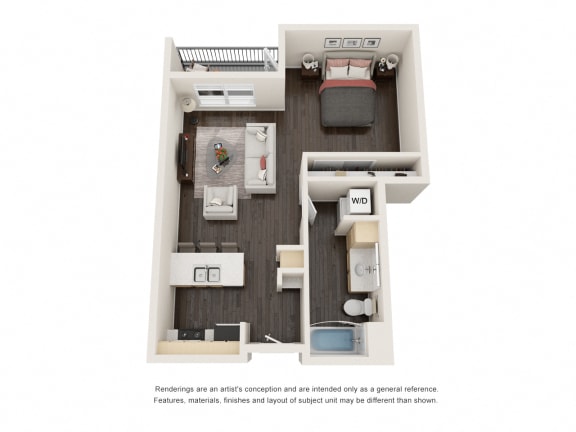 Floor Plan  Studio "OE" Layout