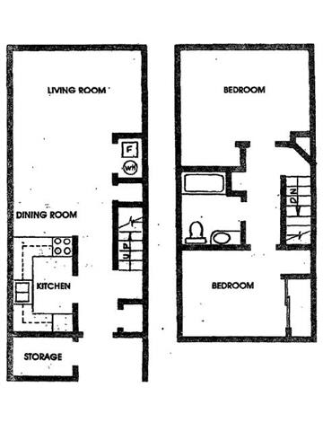 Floor Plan  2 bedroom