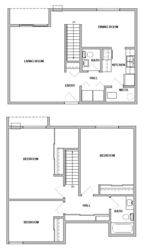 Floor Plan  3 Bedroom